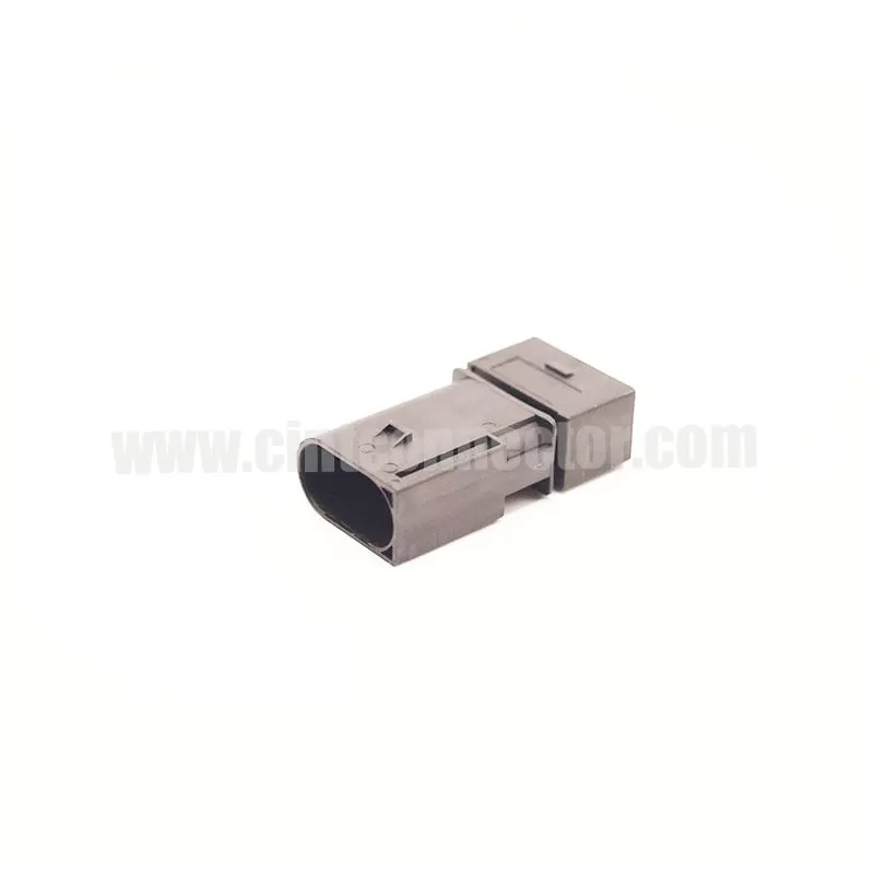 3 pin male AMP TE Connectivity connectors 1-968408-2