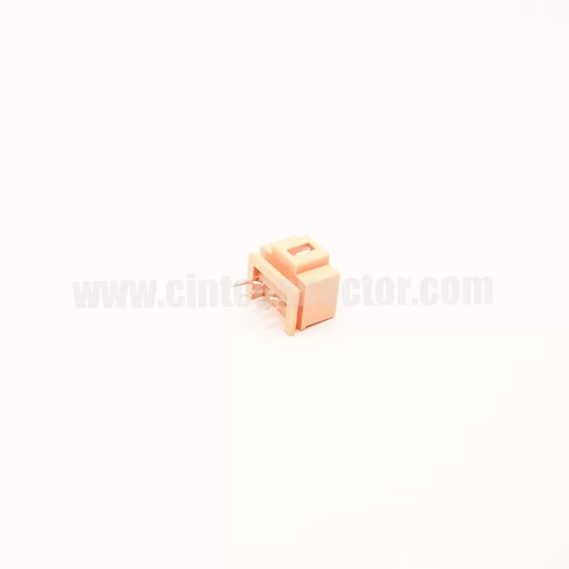 4 PIN PCB motorcycle straight header connector plug orange color