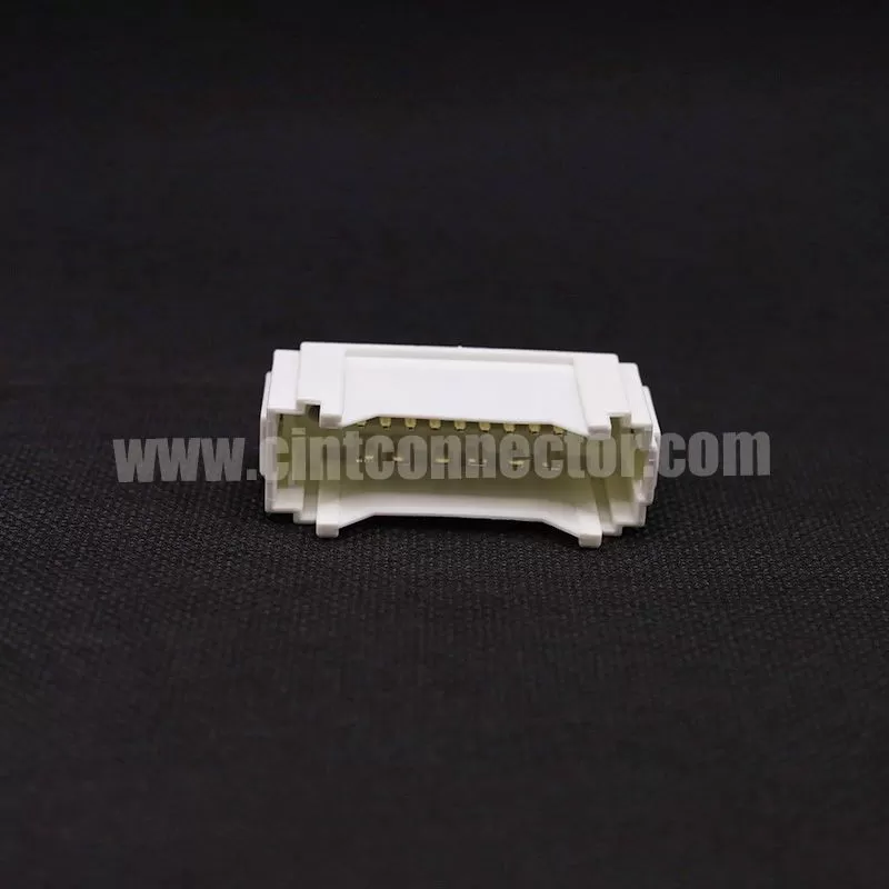 15 pole PCB header wire housing Sicma header straight natural Molex white connector housing 98463-1510