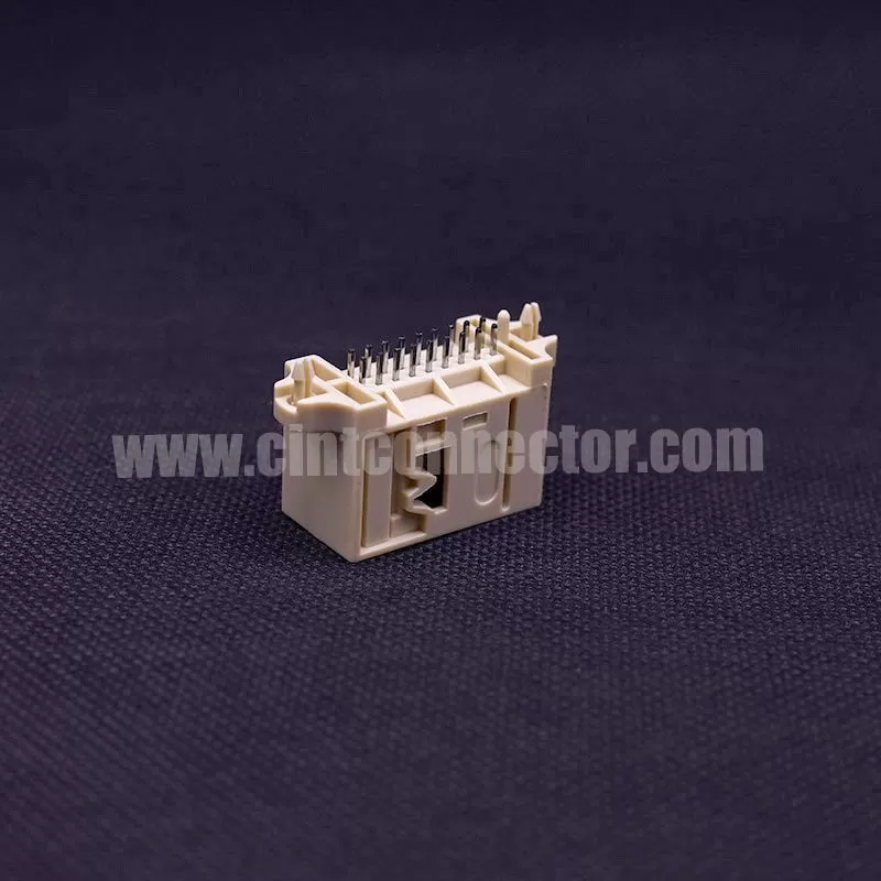 18 Pin PCB header male automotive electrical wire harness connector TE AMP plug housing 953264-1