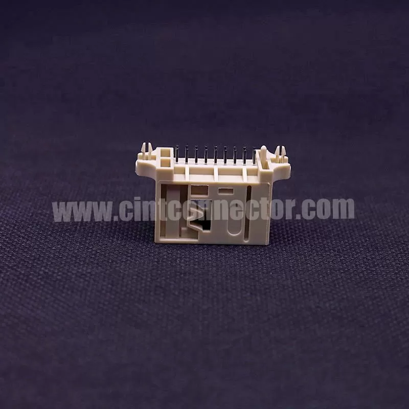18 Pin PCB header male automotive electrical wire harness connector TE AMP plug housing 953264-1