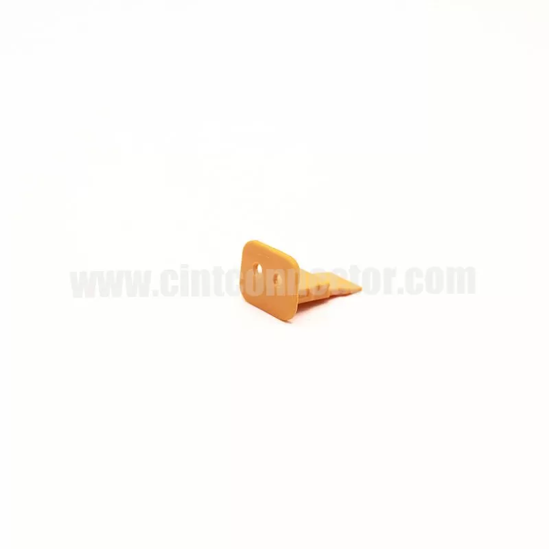 Deutsch W2S TE Connectivity 2 pin automotive connector orange wedge locks