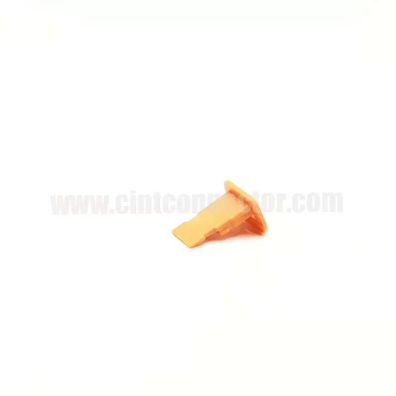 Deutsch W2S TE Connectivity 2 pin automotive connector orange wedge locks