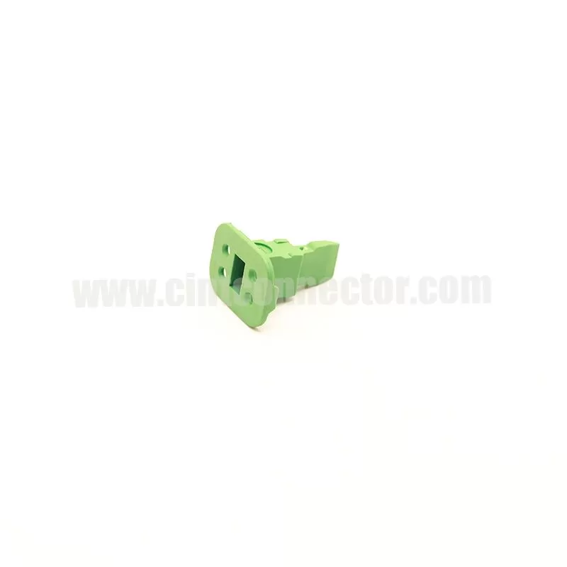 Deutsch W4S-P012 TE Connectivity 4 pin automotive connector orange wedge locks