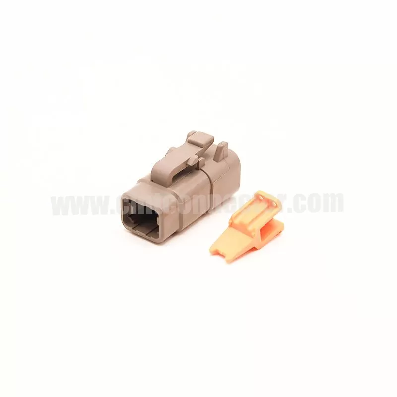 DTM06-2S Deutsch 2 pin female TE Connectivity automotive gray housing plug Connectors