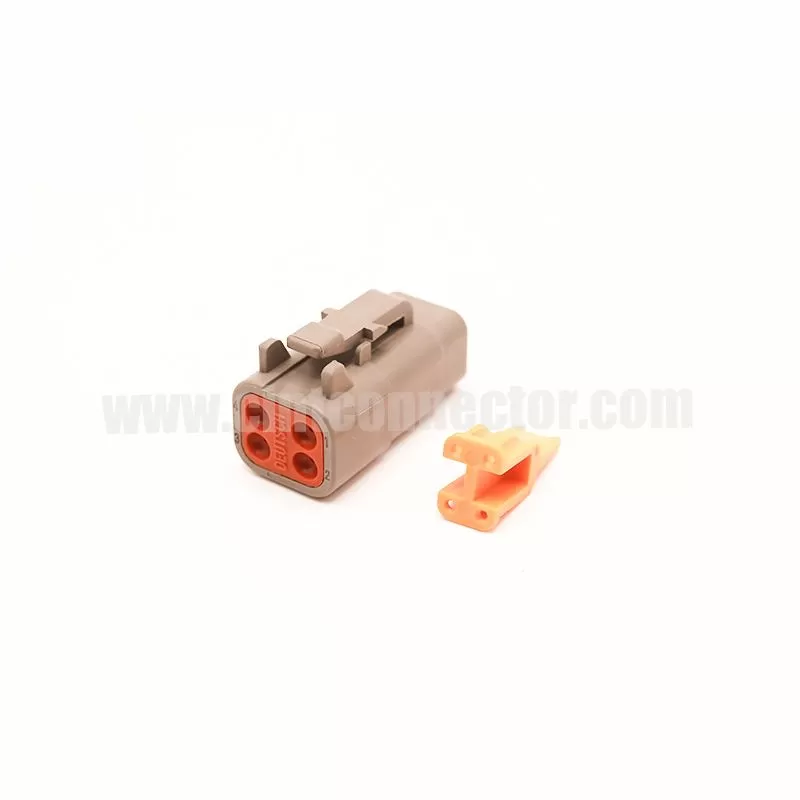 DTM06-2S Deutsch 2 pin female TE Connectivity automotive gray housing plug Connectors