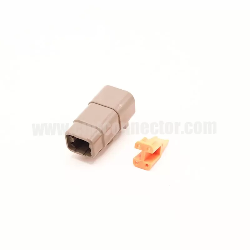 DTM06-2S Deutsch 2 pin female TE Connectivity automotive gray housing plug Connectors