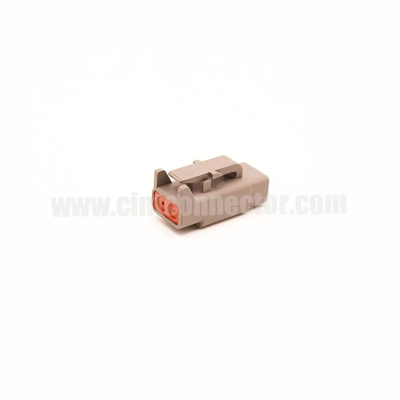 DTM04-2P Deutsch 2 pin male TE Connectivity automotive gray housing plug Connectors