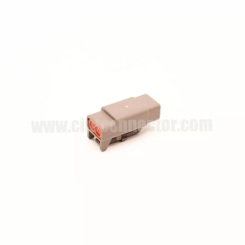 DTM04-2P Deutsch 2 pin male TE Connectivity automotive gray housing plug Connectors