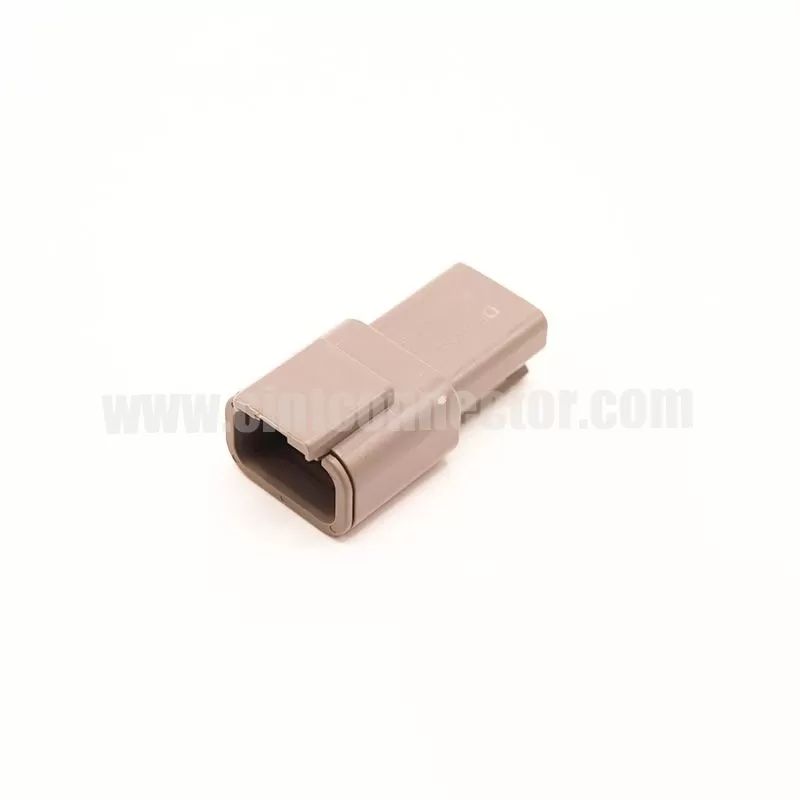 DTM04-3P Deutsch Receptacle 3 pin male TE Connectivity automotive gray housing plug Connectors