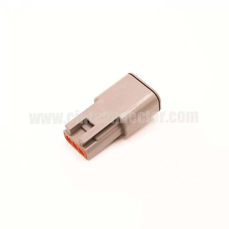 DTM04-3P Deutsch Receptacle 3 pin male TE Connectivity automotive gray housing plug Connectors