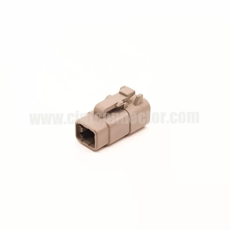 DTM06-4S Deutsch 4 pin female TE Connectivity automotive gray housing plug Connectors