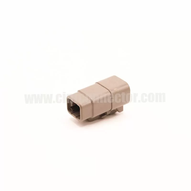 DTM06-4S Deutsch 4 pin female TE Connectivity automotive gray housing plug Connectors
