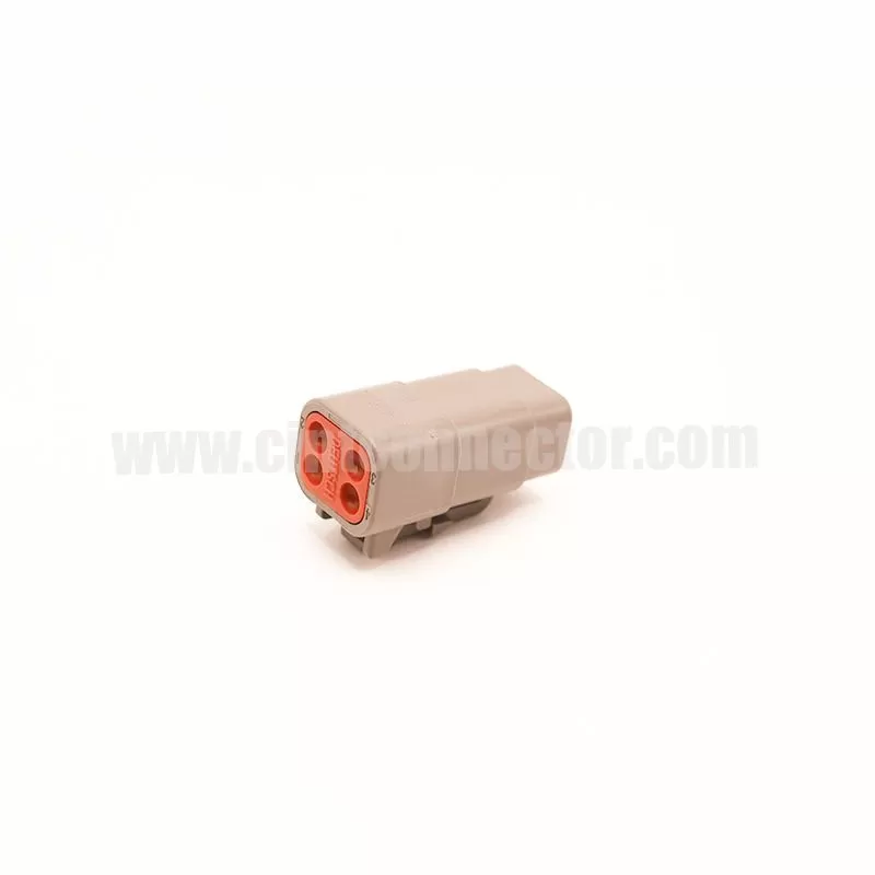 DTM06-4S Deutsch 4 pin female TE Connectivity automotive gray housing plug Connectors