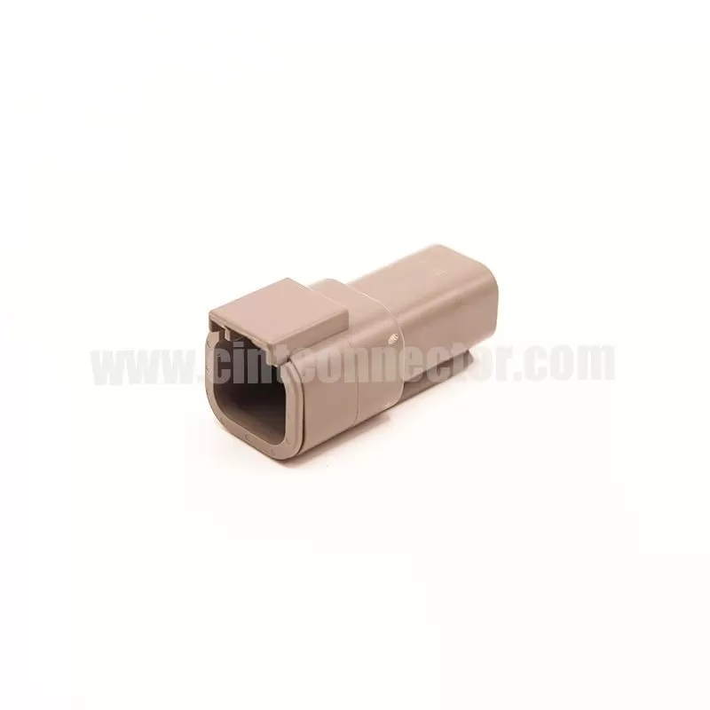 DTM04-4P Deutsch Receptacle 4 pin male TE Connectivity automotive gray housing plug Connectors