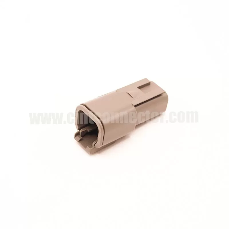 DTM04-4P Deutsch Receptacle 4 pin male TE Connectivity automotive gray housing plug Connectors