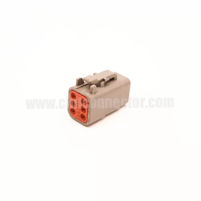 DTM06-6S Deutsch 6 pin female TE Connectivity automotive gray housing plug Connectors