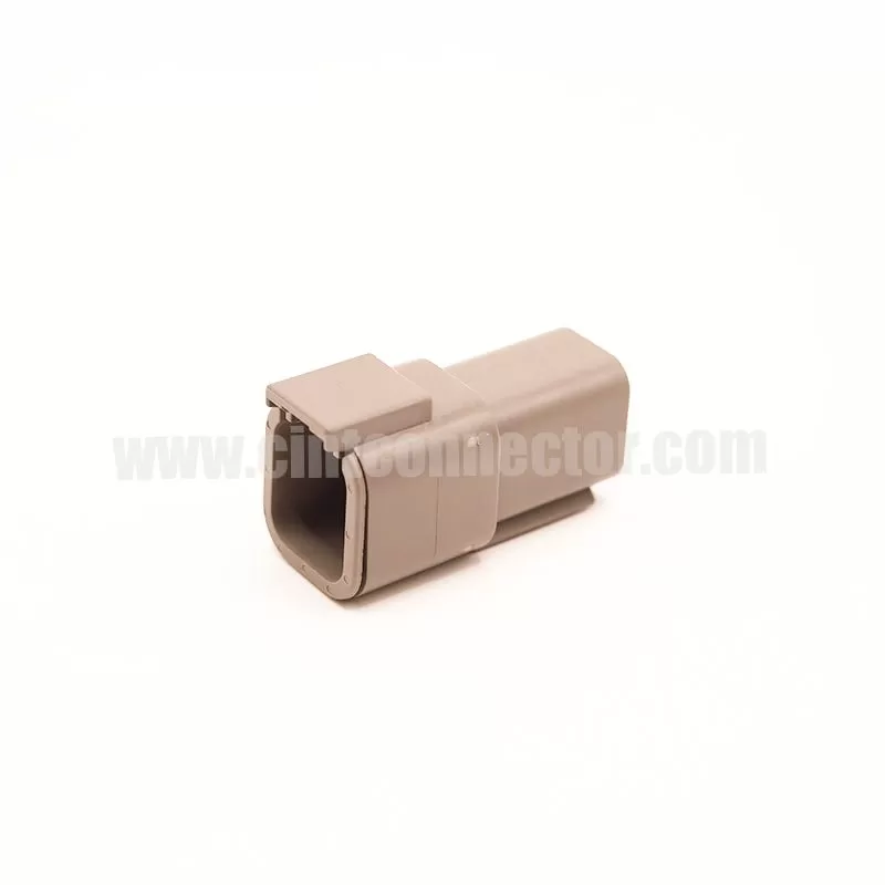 DTM04-6P Deutsch Receptacle 6 pin male TE Connectivity automotive gray housing plug Connectors