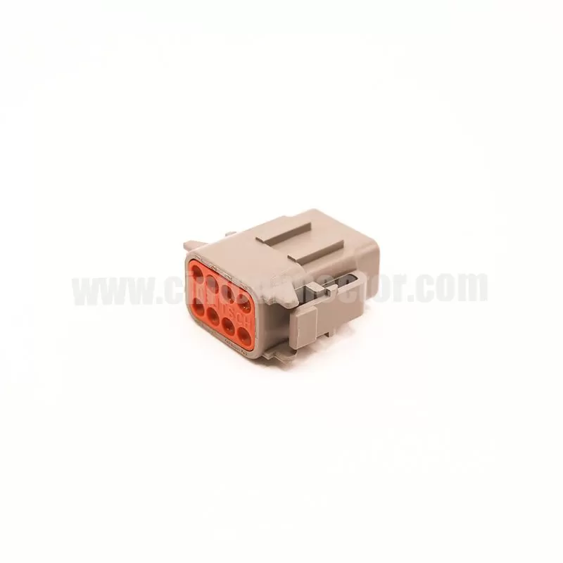 DTM06-8S Deutsch 8 pin female TE Connectivity automotive gray housing plug Connectors