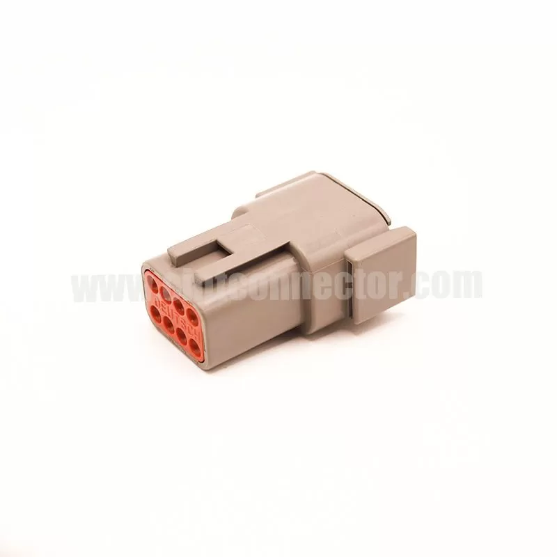 DTM04-8P Deutsch Receptacle 8 pin male TE Connectivity automotive gray housing plug Connectors