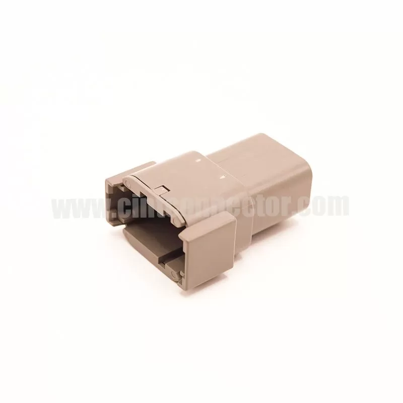 DTM04-8P Deutsch Receptacle 8 pin male TE Connectivity automotive gray housing plug Connectors