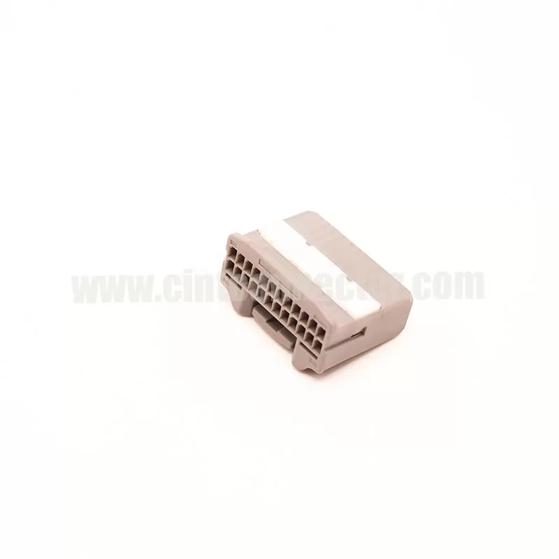 24 way female TE Connectivity AMP automotive connectors socket housing 1612906-1 90980-12200