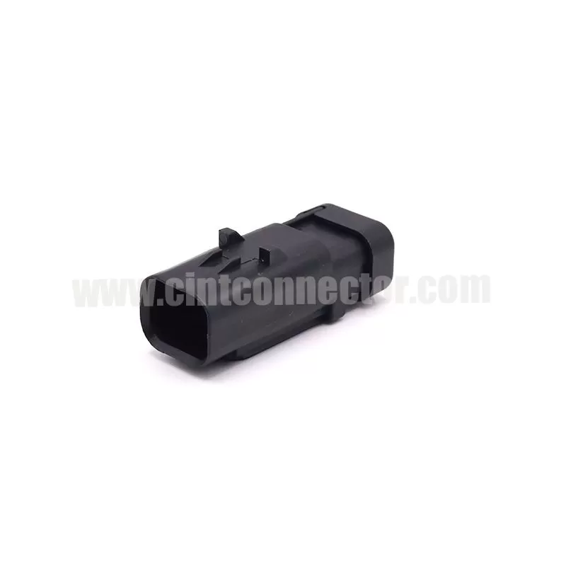 2 pin waterproof male receptacle car connector for CAT Excavator TE AMP 776534-1