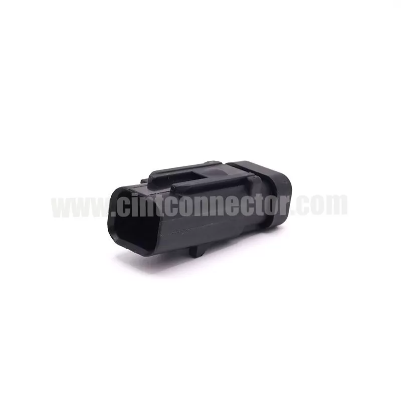 2 pin waterproof male receptacle car connector for CAT Excavator TE AMP 776534-1