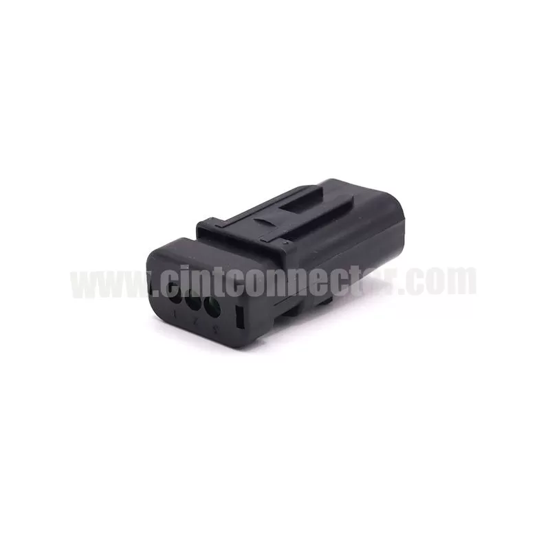 3 way male waterproof receptacle car connector for CAT Excavator TE AMP 776430-1