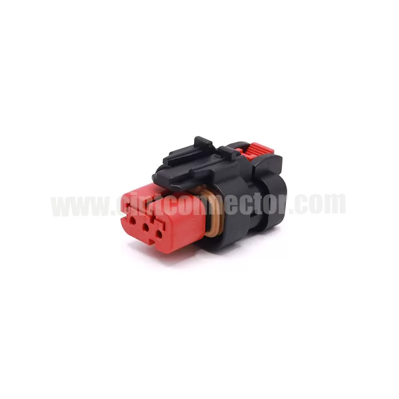 3 way female waterproof receptacle car connector for CAT Excavator TE AMP 776523-1