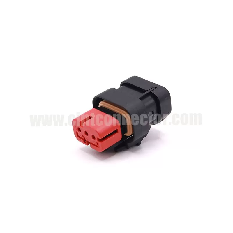 3 way female waterproof receptacle car connector for CAT Excavator TE AMP 776523-1