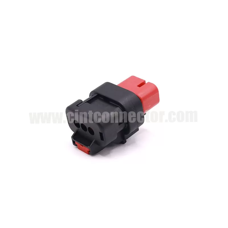 3 way female waterproof receptacle car connector for CAT Excavator TE AMP 776523-1