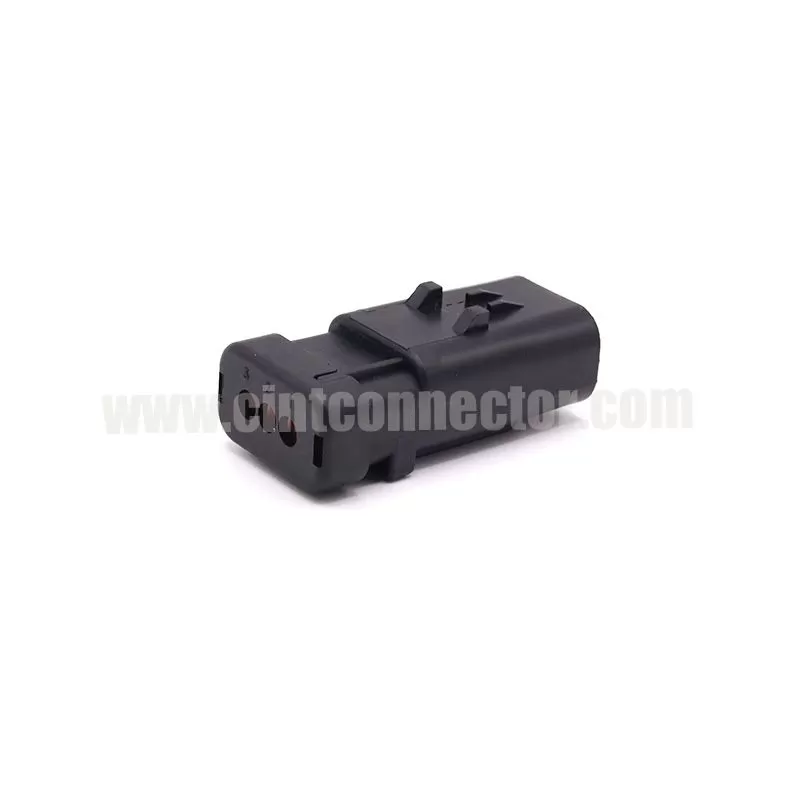 3 way male waterproof receptacle car connector for CAT Excavator TE AMP 776535-1