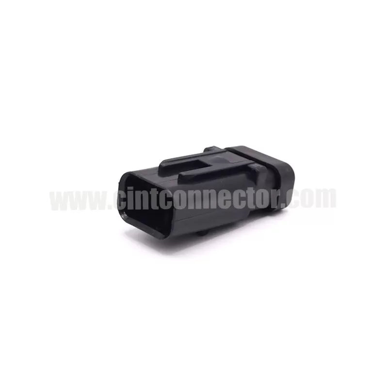 3 way male waterproof receptacle car connector for CAT Excavator TE AMP 776535-1