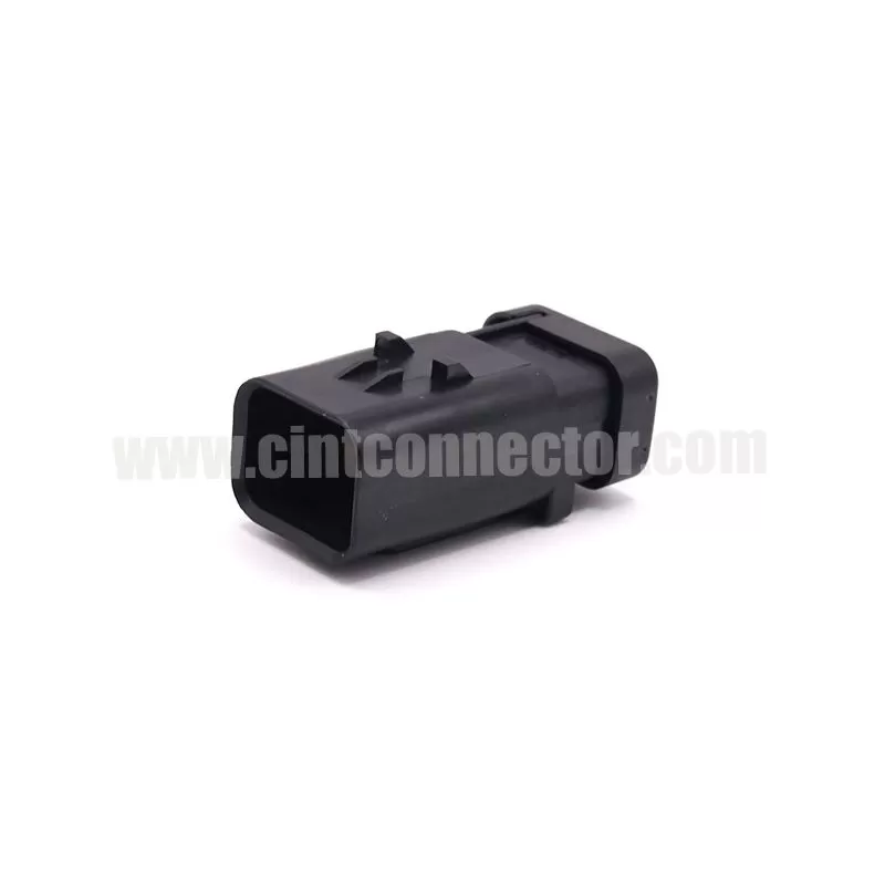 4 pin male waterproof receptacle car connector TE AMP 776488-1