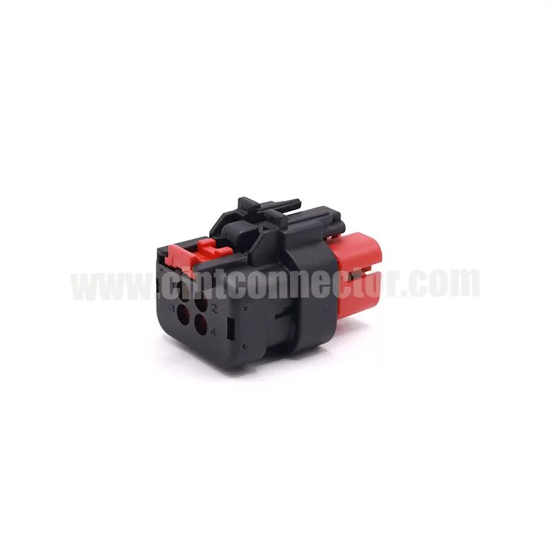 4 pin female waterproof receptacle auto connector for TE AMP 776524-1