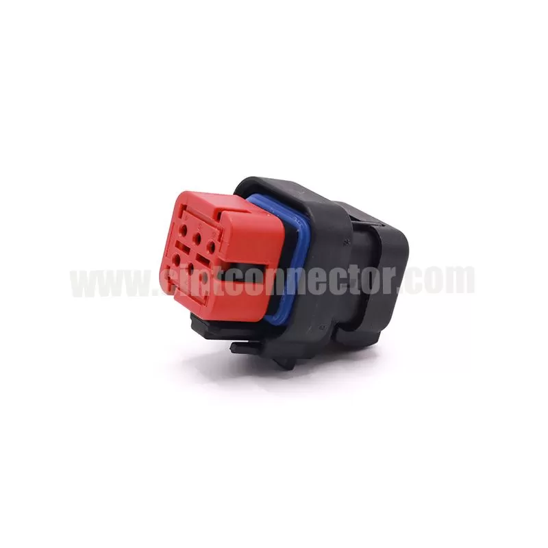 6 pin female waterproof receptacle electrical auto connector for TE AMP 776433-1