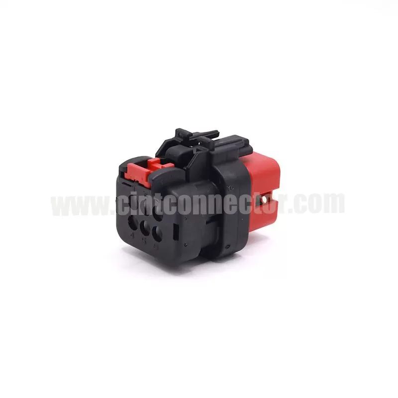6 pin female waterproof receptacle electrical auto connector for TE AMP 776531-1