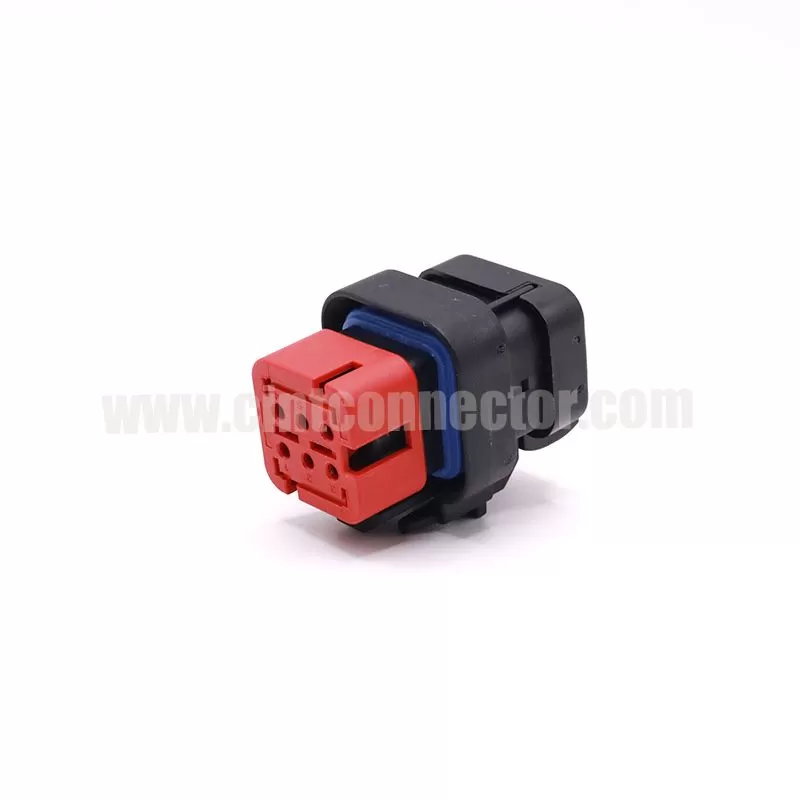 6 pin female waterproof receptacle electrical auto connector for TE AMP 776531-1