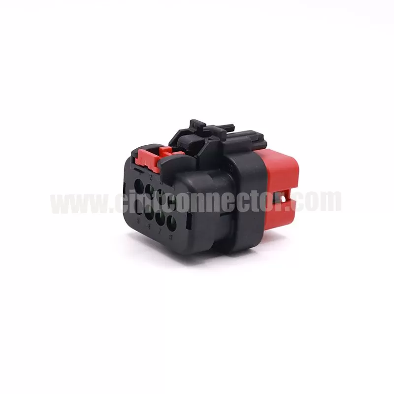 8 pin female waterproof receptacle electrical auto connector for TE AMP 776494-1