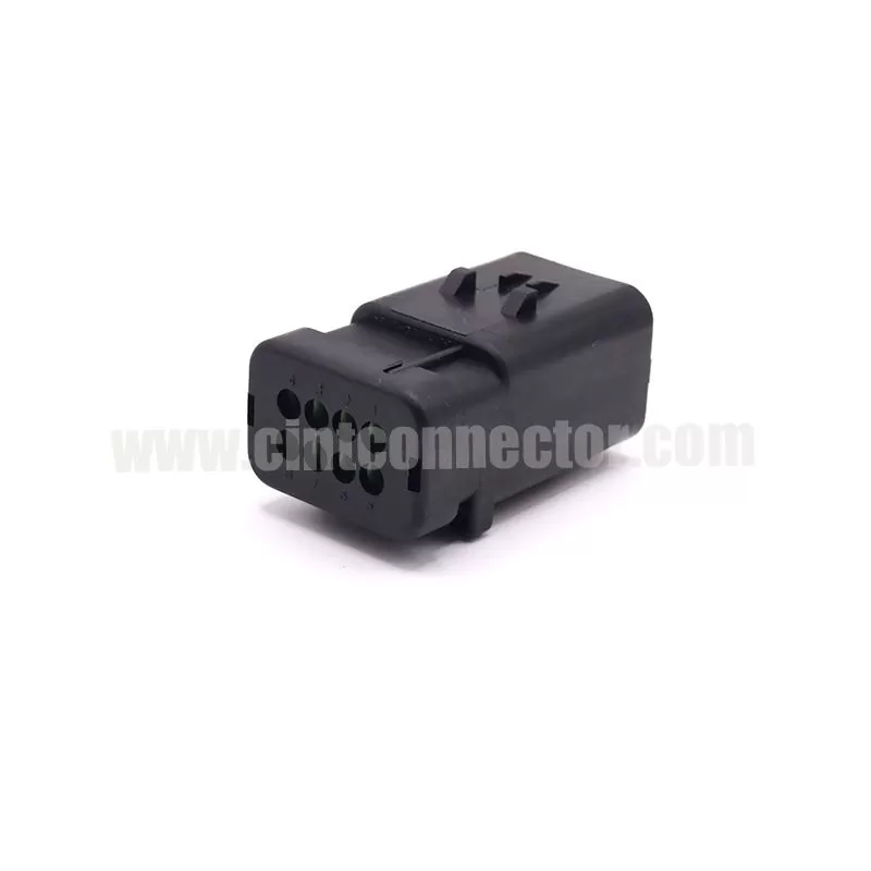 8 pin male waterproof receptacle electric auto connector for TE AMP 776495-1
