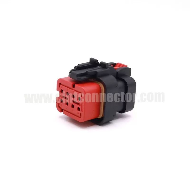 8 pin female waterproof receptacle electrical auto connector for TE AMP 776532-1