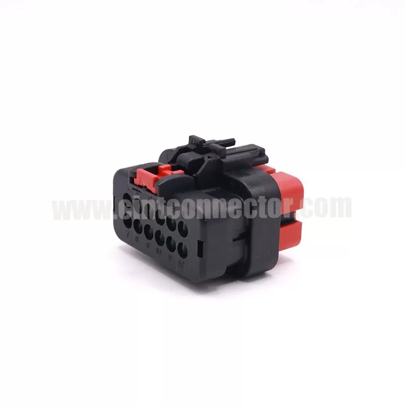 12 pin female waterproof receptacle electrical auto connector for TE AMP 776437-1