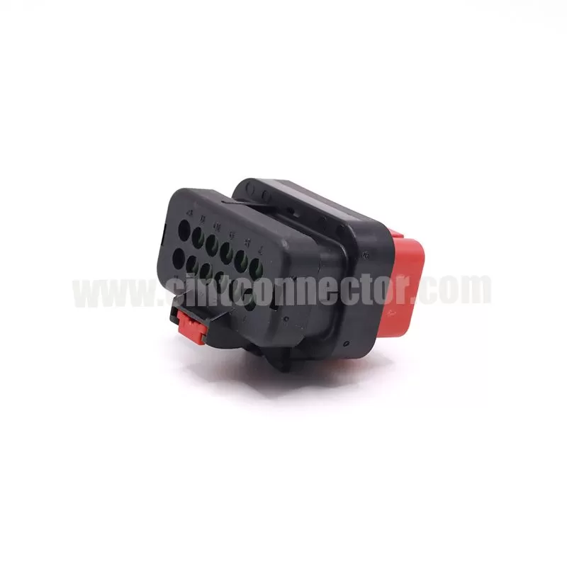 12 pin female waterproof receptacle electrical auto connector for TE AMP 776437-1