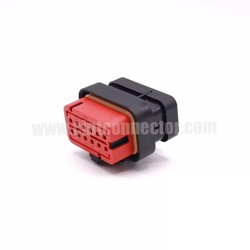 12 pin female waterproof receptacle electrical auto connector for TE AMP 776437-1