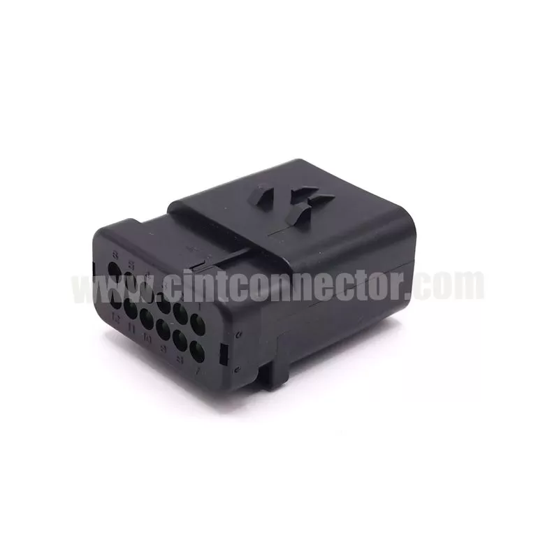 12 pin male waterproof receptacle electrical auto connector for TE AMP 776438-1