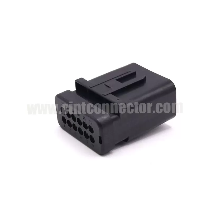 12 pin male waterproof receptacle electrical auto connector for TE AMP 776438-1