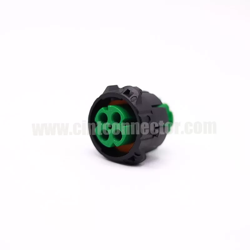 4 pin green ITT Cannon APD plug 121583-0002 SKT high reliability rectangular connector suited for space