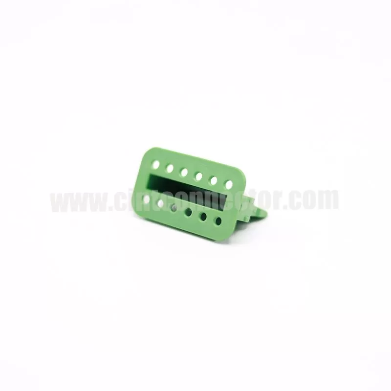 Deutsch W8S-P012 TE Connectivity 8 pin automotive connector green wedge locks