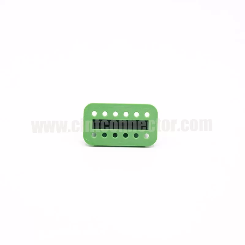 Deutsch W8S-P012 TE Connectivity 8 pin automotive connector green wedge locks